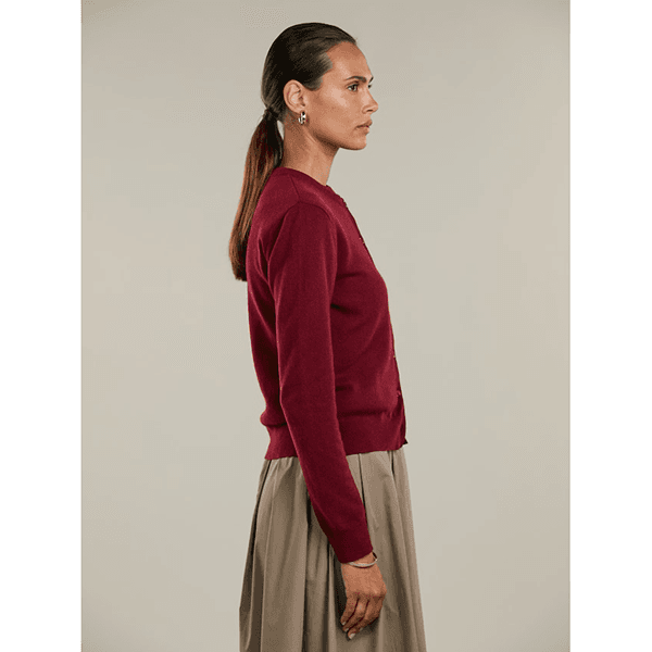 Stenströms Judith Cardigan Dark Red