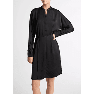 Hovedbilde Vince L/S Band Collar Dress Black