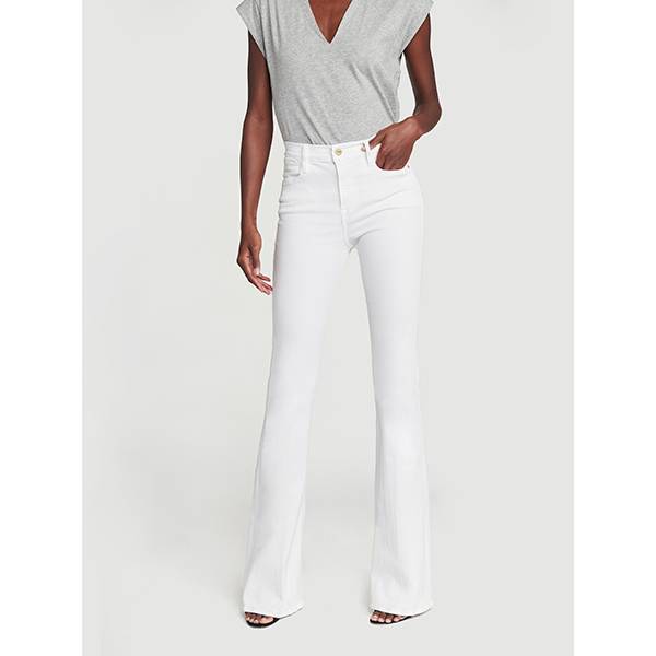 FRAME Le High Flare Jean Blanc | Oxholm