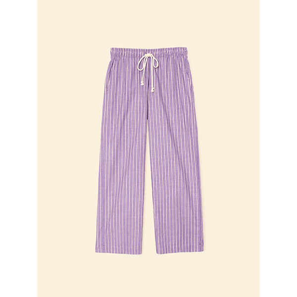 Xirena Brinna Pant Violet Rouge Stripe