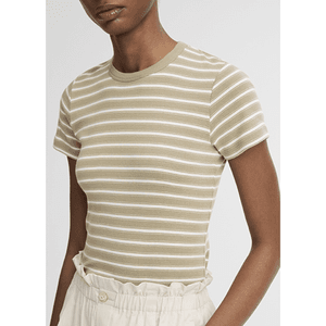 Hovedbilde Vince Stripe Shrunken 90s Tee Salted Moss Combo