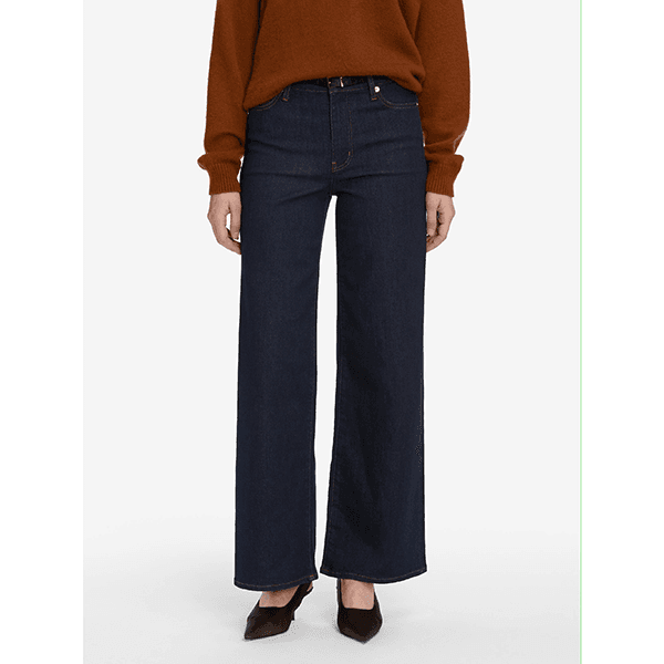 FRAME Le Slim Palazzo Long Rinse