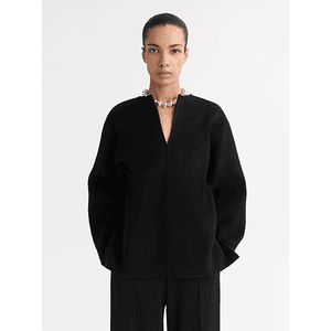 Hovedbilde Soft Goat Woven Top Black