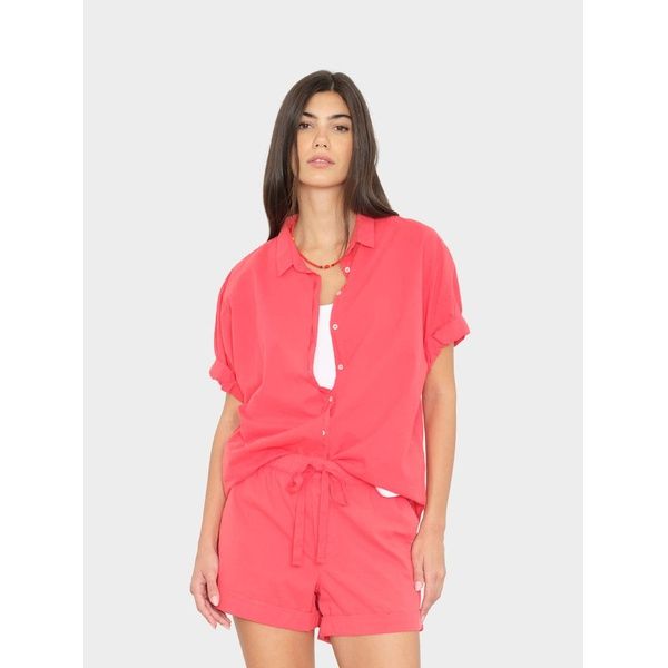Xirena Channing Shirt Red Sky