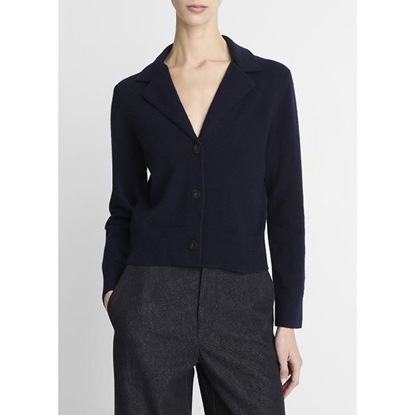 Vince Lapel Button Cardigan Coastal