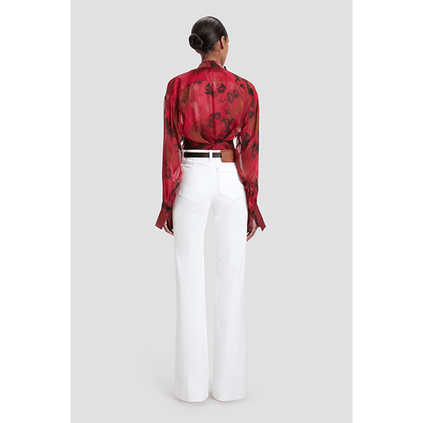Victoria Beckham Alina Jean Washed White