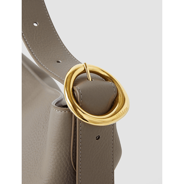 JOSEPH Bucket Leather Bag Tartufo