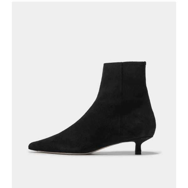 Aeyde Sofie Ankle Boot Suede Black