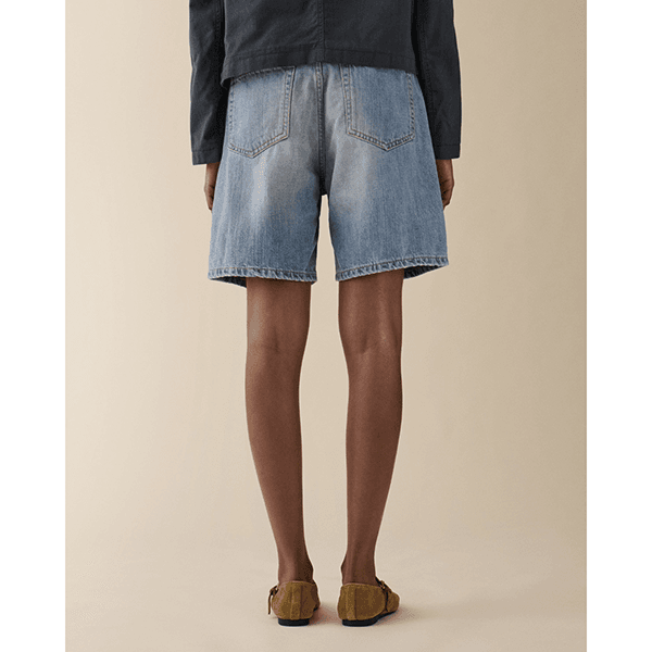 Jeanerica Belem Shorts Light Blue Righe