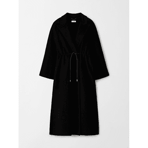 Hovedbilde Soft Goat Drawstring Coat Black