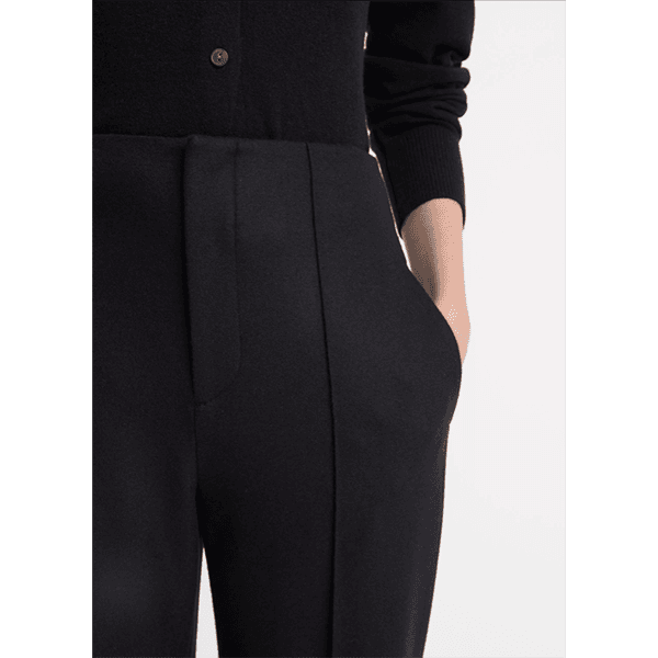 Vince High Waist Tailored Carrot Trouser Black