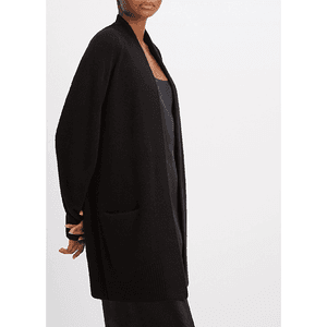 Hovedbilde Vince Open Front Shawl Collar Cardigan Black