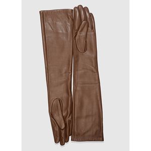 Hovedbilde Christian Aks Long Leather Gloves Cappucino