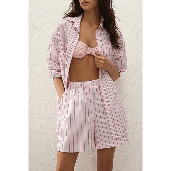 Faithfull Angelo Shirt Fiori Stripe Palazzo