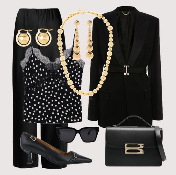 Vince Fluid Satin Bias Pant Black