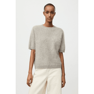 Hovedbilde Soft Goat Brushed Short Sleeve Greige