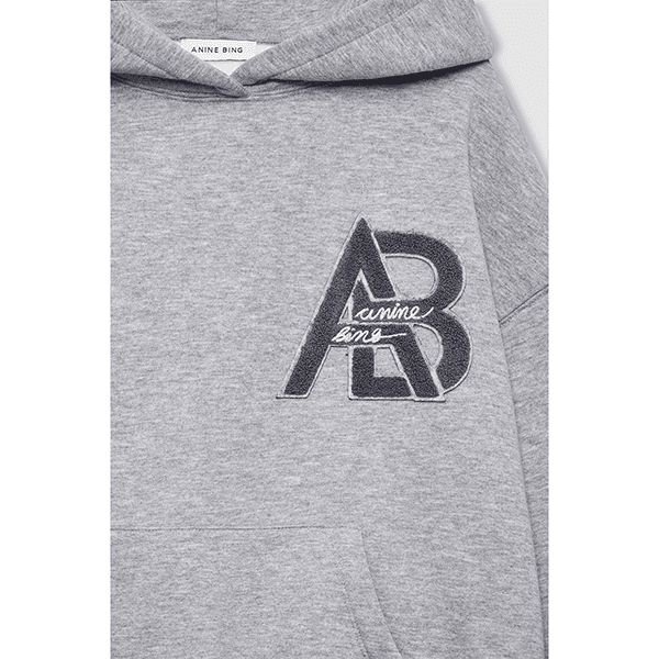 Anine Bing Jaci Hoodie Grey Melange
