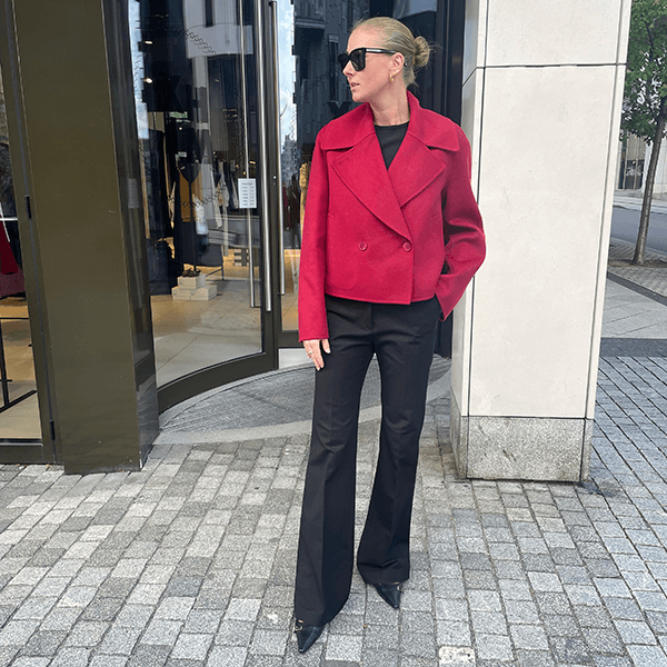 JOSEPH Delano Jacket Ruby