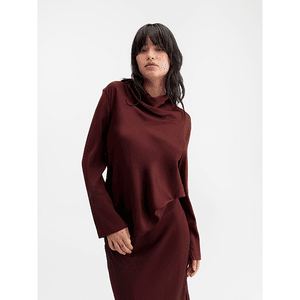 Hovedbilde Ahlvar Ayumi Blouse Burgundy