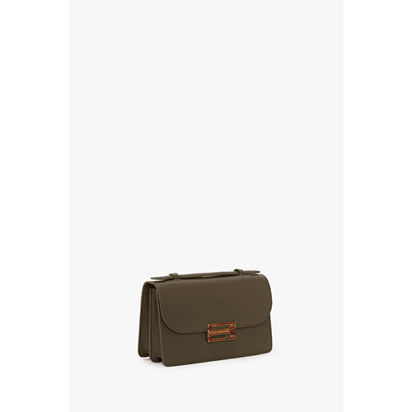 Victoria Beckham Dorian Bag Small Fossil Brown/Amber