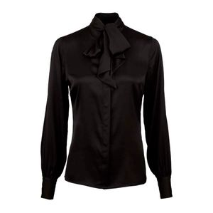 Hovedbilde Stenströms Selma Bowtie Blouse Black