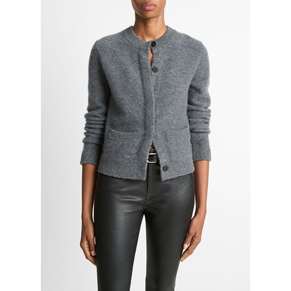 Vince Shrunken Boiled Jacket H Graphite