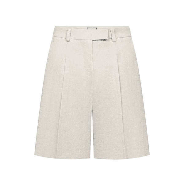 Seductive Chrissy Fine Linen Shorts Offwhite